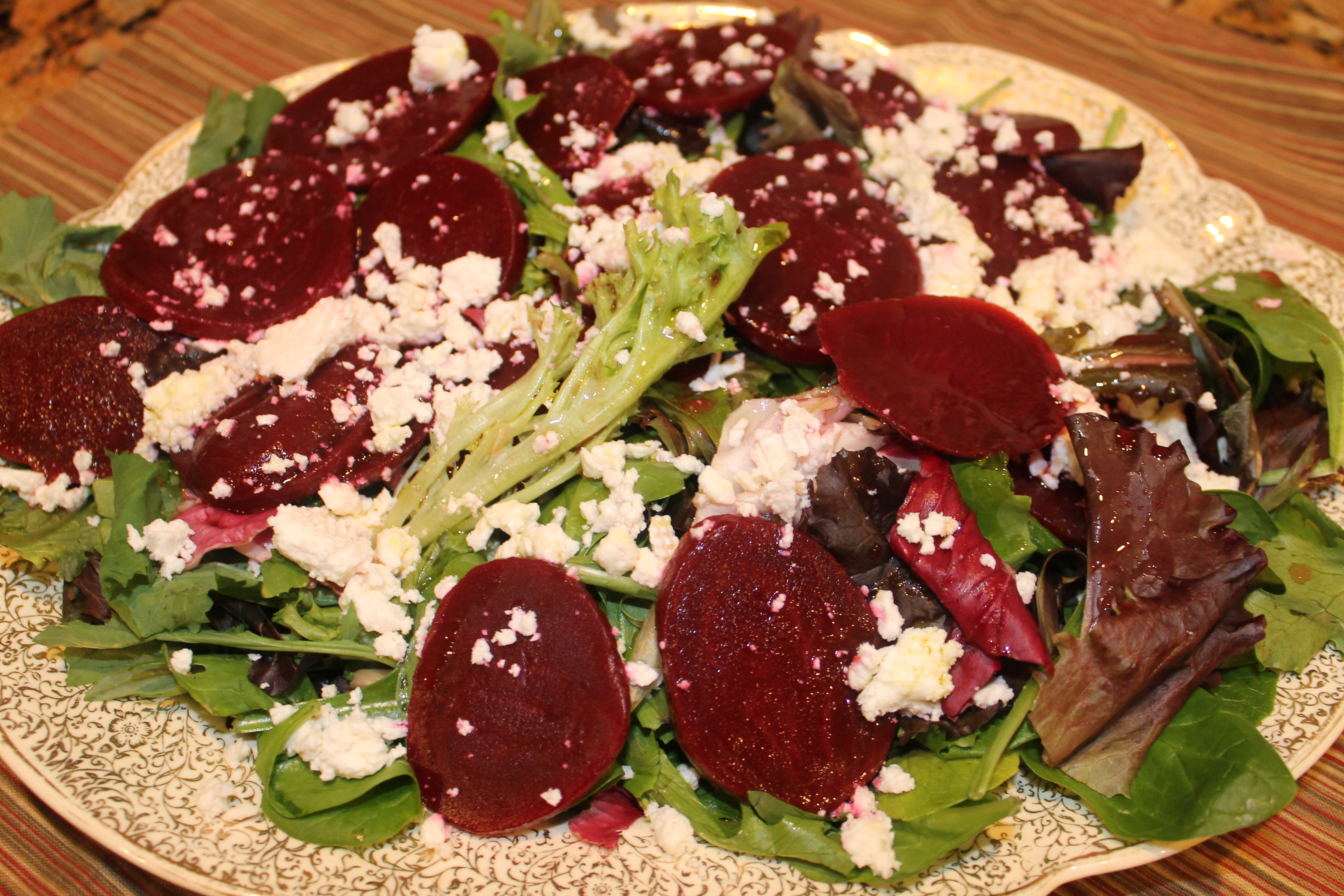 Beets and Goat Cheese
