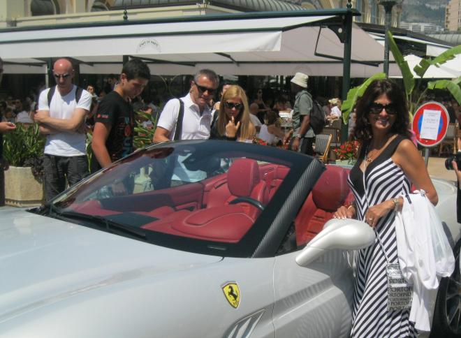 Ferrari in Glitzy Monte Carlo