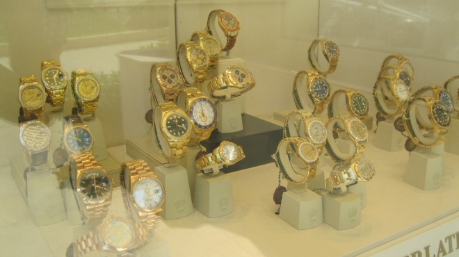 Luxurious watches in Monte Carlo 
