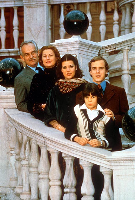 Monaco's Prince Rainier and Family 