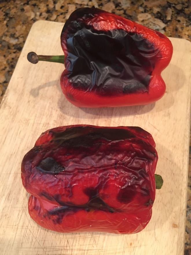 Roasted bell peppers 