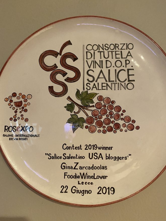 Salice Salentino 2019 USA Bloggers Award 
